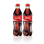personalised coca cola branded bottles